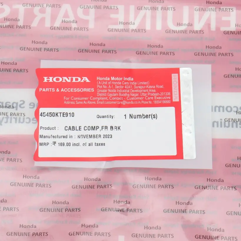 Honda Front Brake Cable For Shine, Shine Sp - Image 3