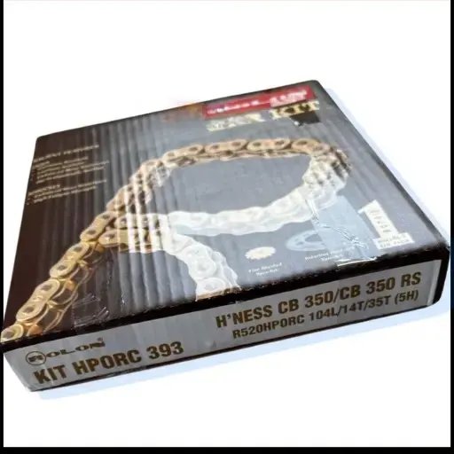 Honda Highness Cb350 Brass Chain Sprocket Kit By Rolon