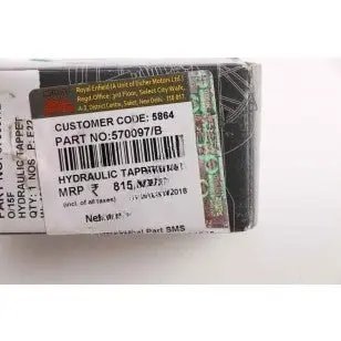 Hydraulic Tappet (570097-b) Tbts | Bullet 350uce(ks) | Bullet 350uce(es) | Electra 350uce(es) | Classic 350 | Classic 500 Efi | Thunderbird 350 | Thunderbird 500 | Bullet 500 Uce | Continental Gt