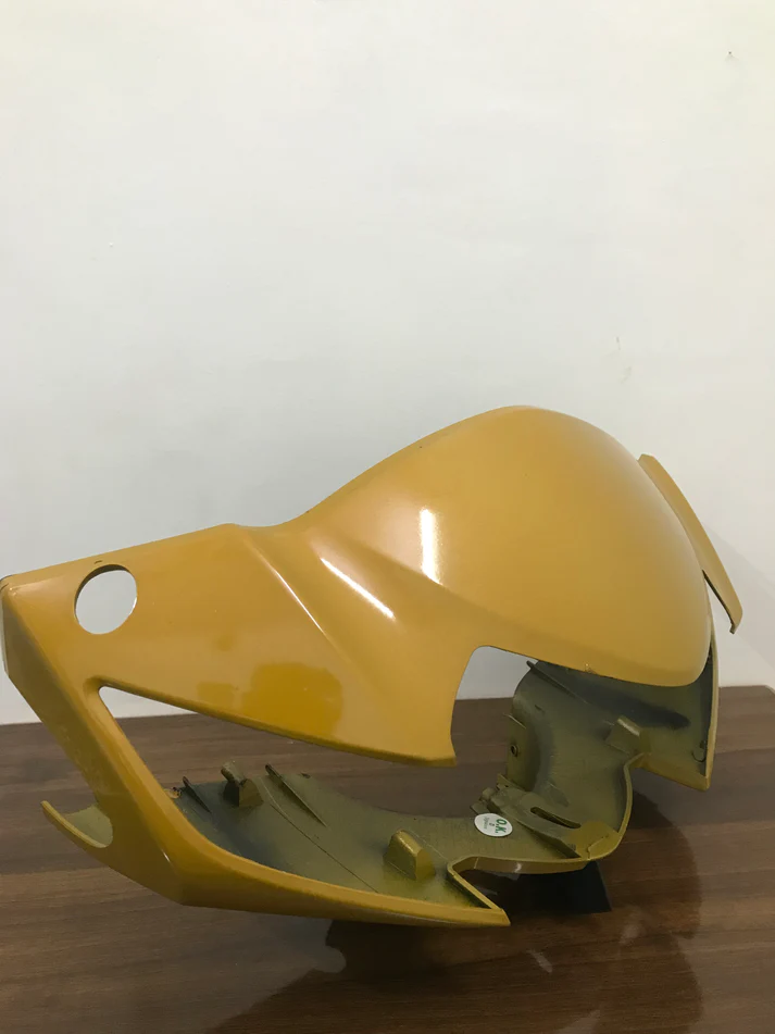Visor For Honda Activa 5g Dazzle Yellow - Image 3