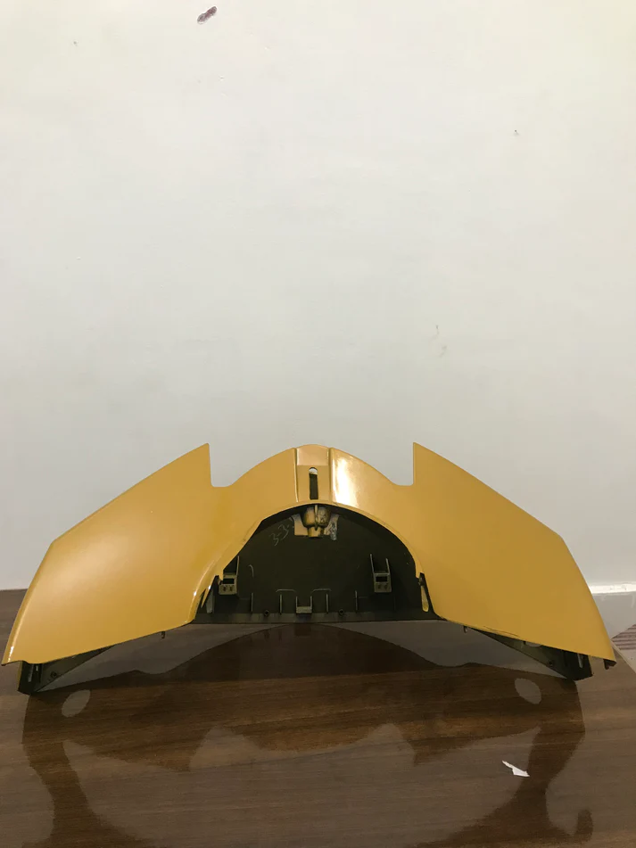 Visor For Honda Activa 5g Dazzle Yellow - Image 2