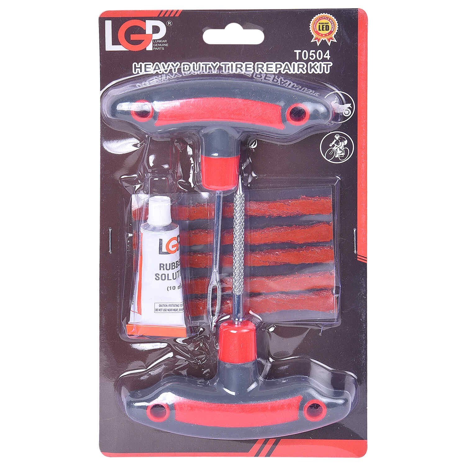 Lgp Heavy Duty Tyre Puncture Repair Kit T0504