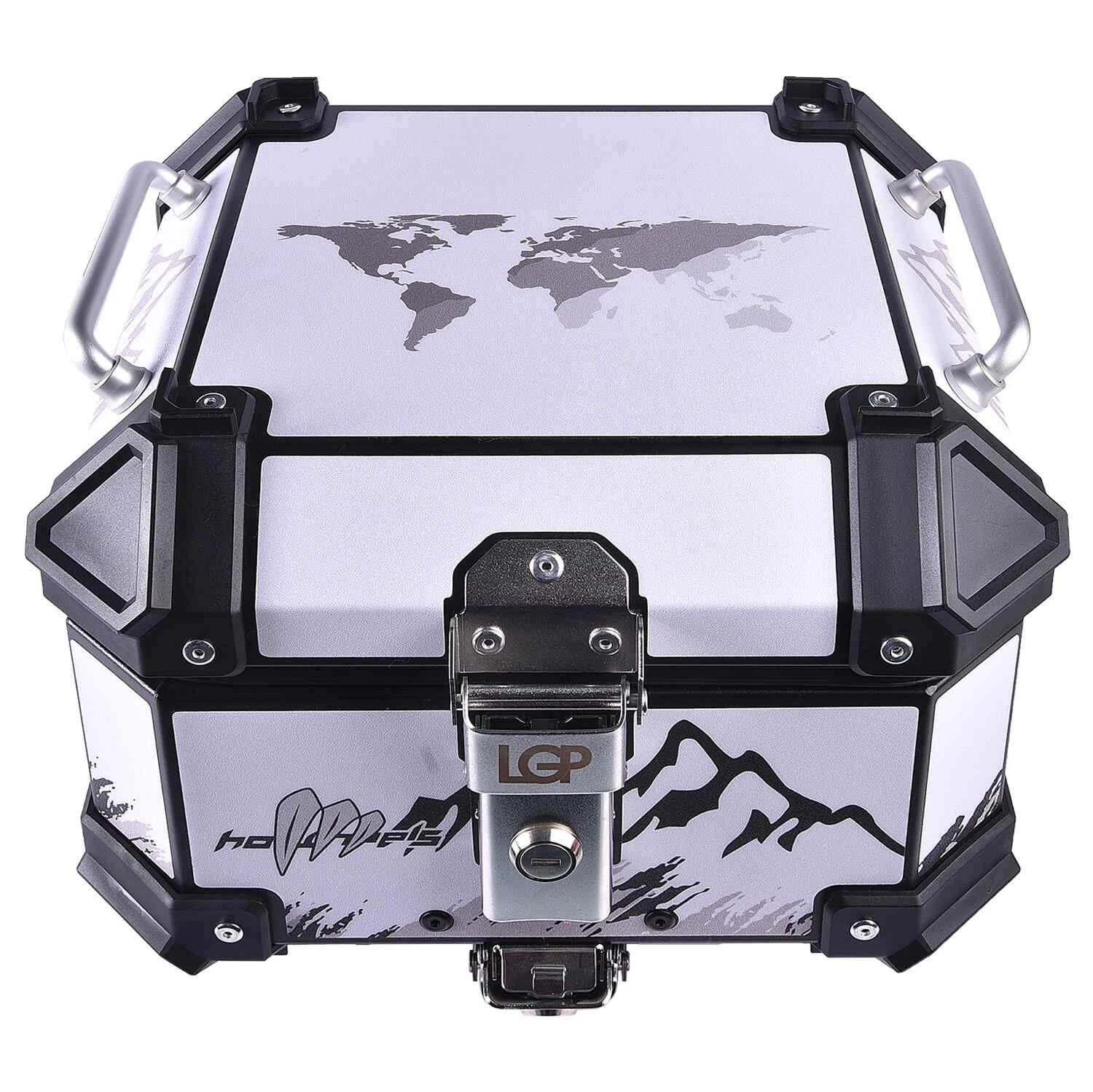 LGP TOP BOX 18L WHITE GRAPHICS
