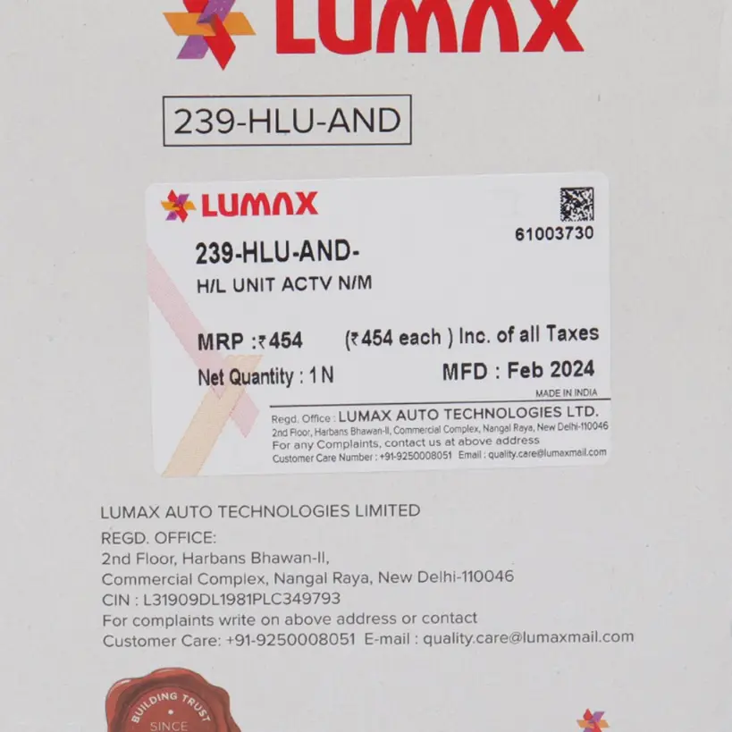 Lumax Head Light Assembly For Activa New - Image 3