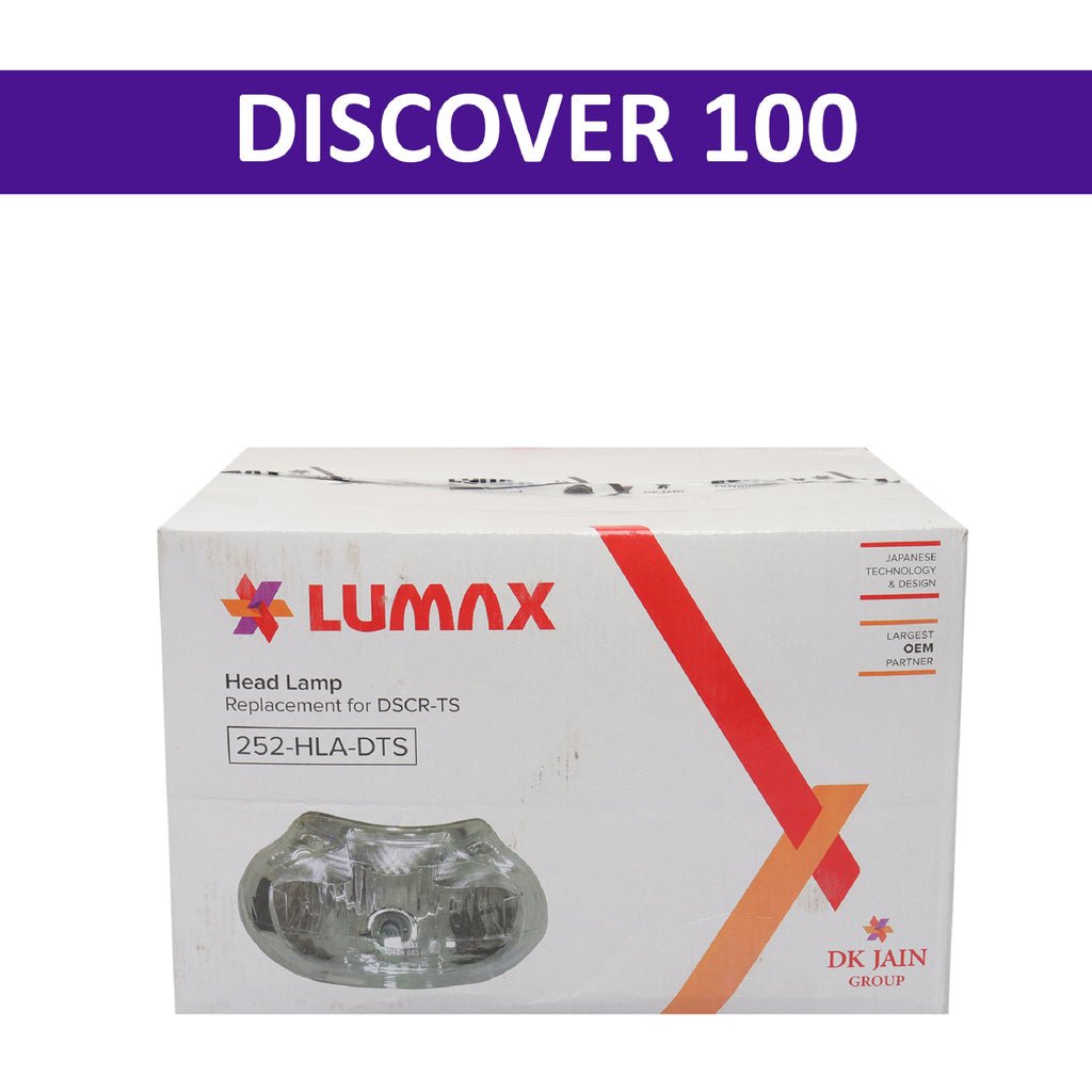 Lumax Head Light Assembly For Discover 100 - Image 2