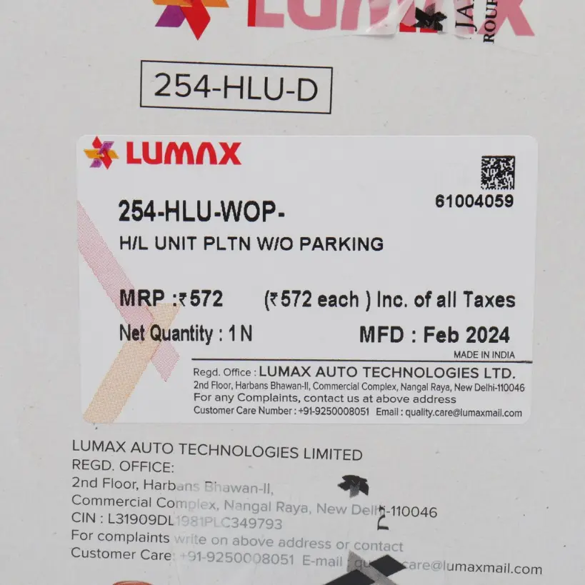 Lumax Head Light Assembly For Platina - Image 3