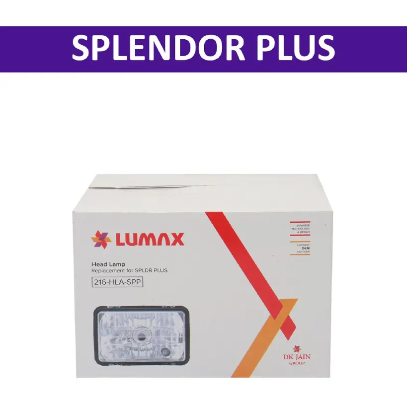 Lumax Head Light Assembly For Splendor Plus - Image 2