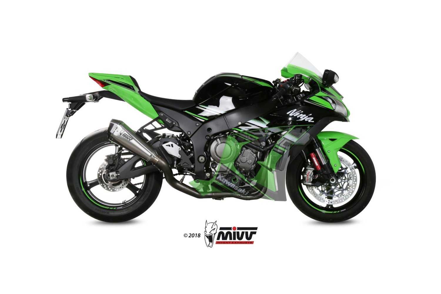 Mivv Stainless Steel Full Exhaust System For Kawasaki Zx 10R 2016 22