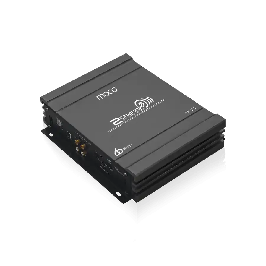 MOCO AF-02 | 2 Channel High Power Amplifier RMS 60Watts | MOSFET