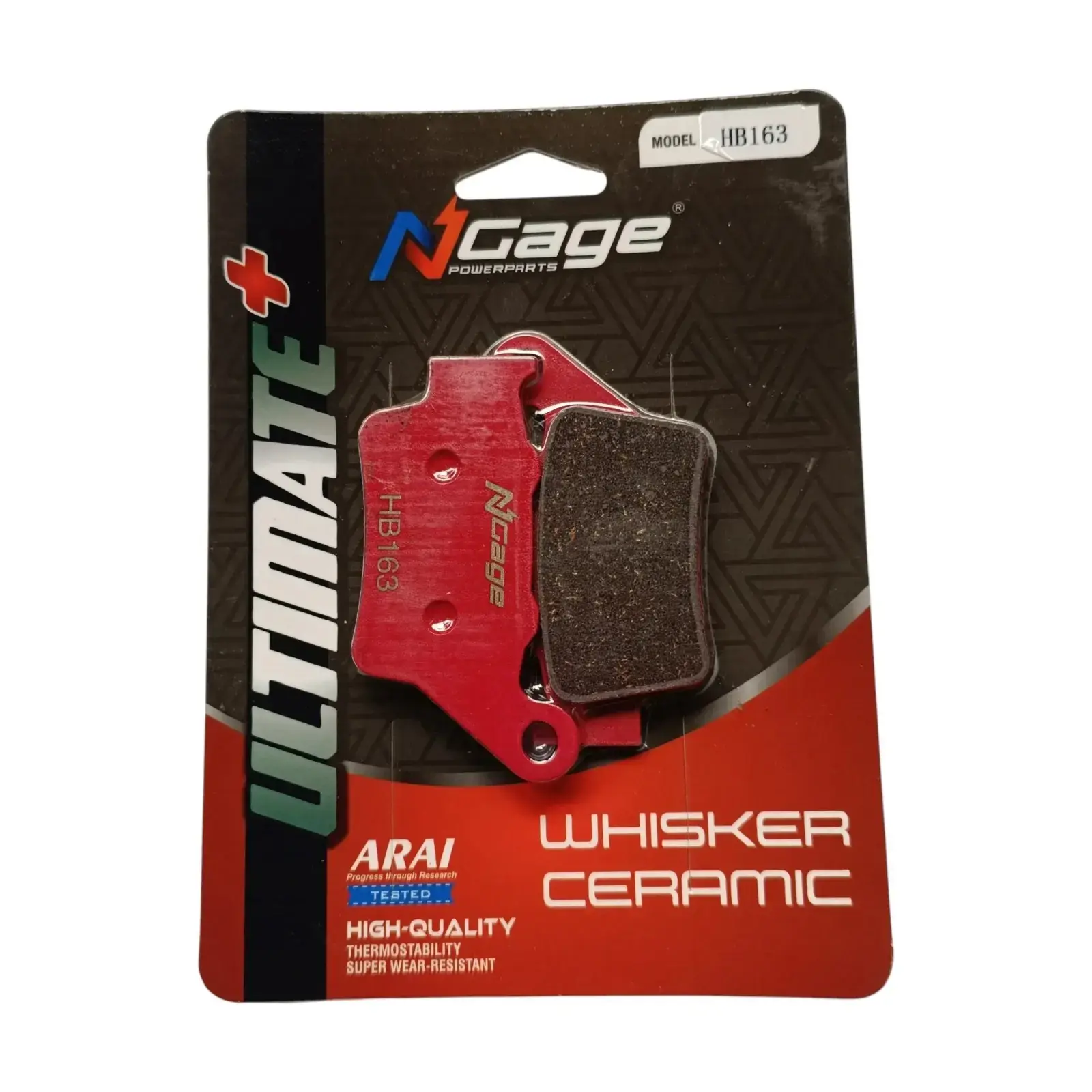 ngage ceramic rear brake pads for ktm duke 200 2018 to 2021