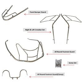 Bumper Crash Guard Compatible For Honda Activa 125 Bs6