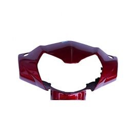 Head Light Visor Mask Compatible For Tvs Wego Red