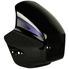Head Light Mask Compatible Compatible For Hero Splendor Plus New Model A/w Bk-purple