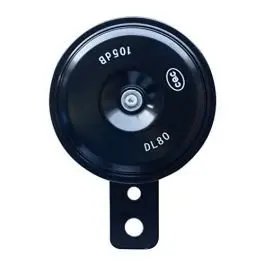 1 Smth Universal Fit Auto Car Vehicle Horn, 12v Single Blister Round Disc Horn (black) (smth)
