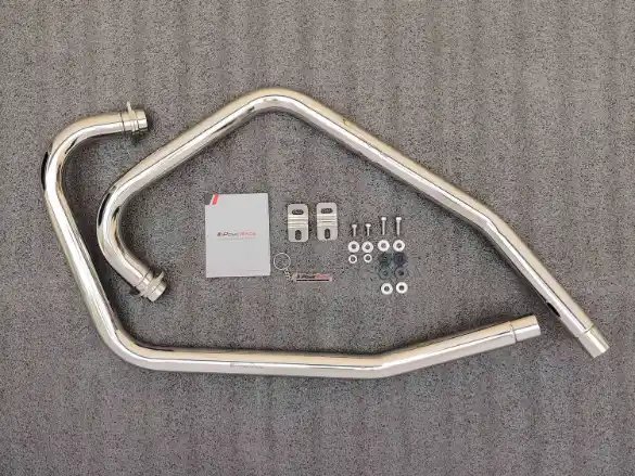 Performance Headers for RE 650 Twins Polish Finish