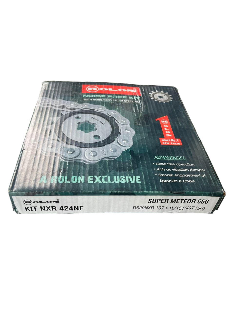 Re Super Meteor 650 Chain Sprocket Noise Free By Rolon Nxr 424 Nf