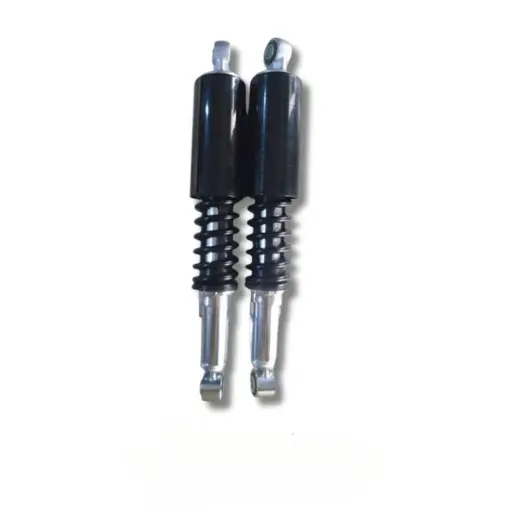 Rear Shock Absorber For Hero Splendor | Splendor Pro | Splendor Plus | Super Splendor | Cd Dawn | Cd Deluxe | Hf Dawn | Hf Deluxe | Set Of 2 | Black
