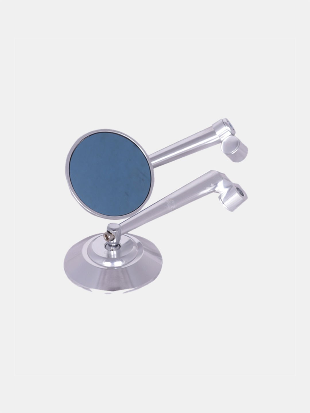 Rizoma Cnc Round Mirror Silver