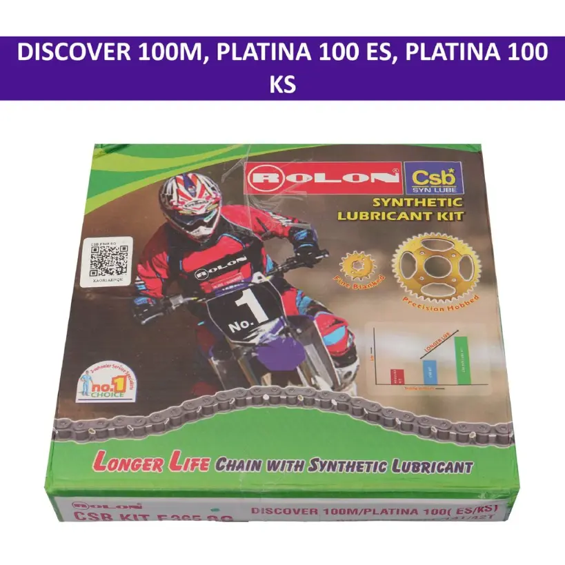 Rolon Chain Kit For Discover 100m, Platina 100 Es, Platina 100 Ks - Image 2