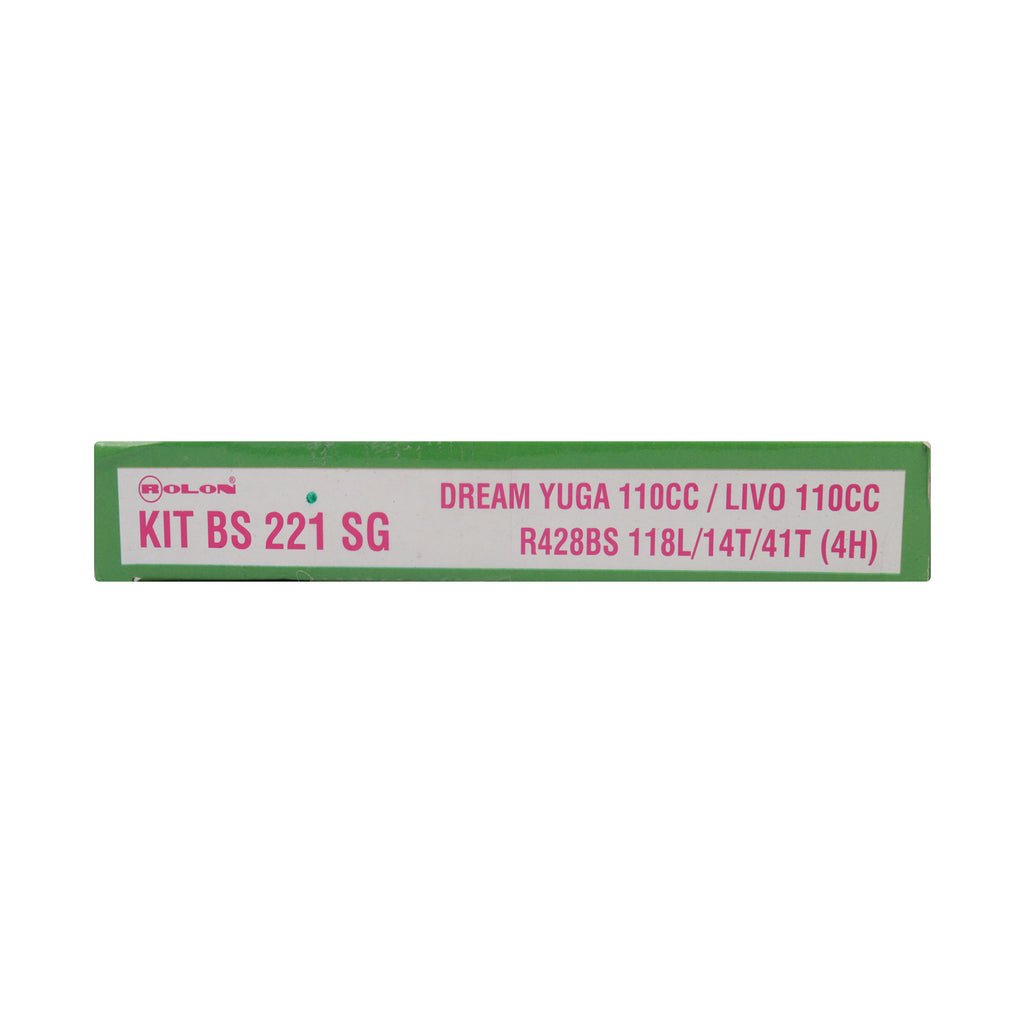 Rolon Chain Kit For Dream Yuga 110, Livo 110 - Image 3