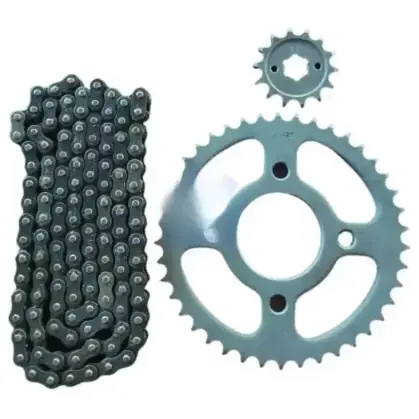 Rolon Chain Sprocket Kit For Bajaj Vikrant V15 (4hole|42t-14t-124l)