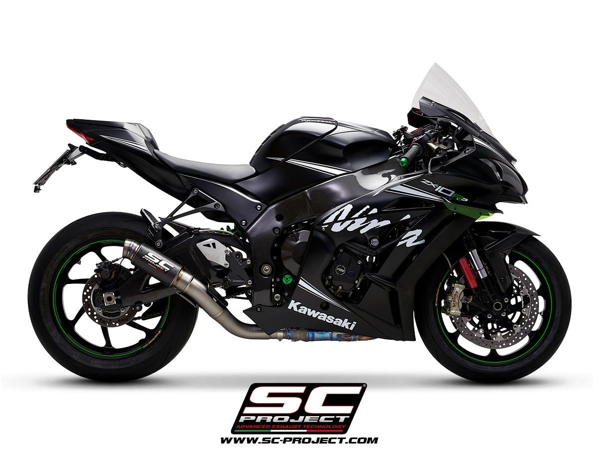 Sc Project Gp70 R Slip On Exhaust For Kawasaki Zx 10Rr 2016 20