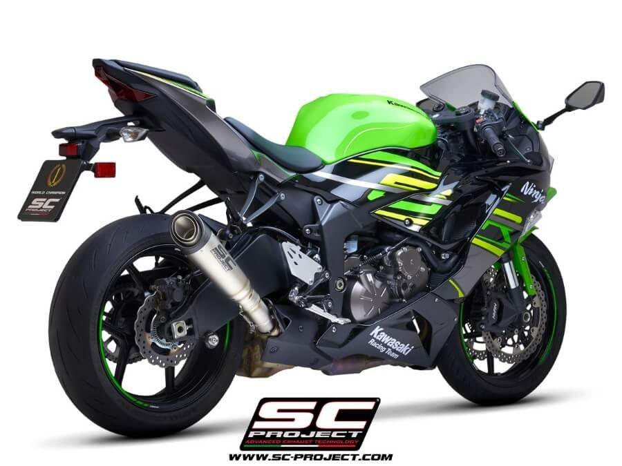 SC Project S1 Titanium Exhaust Kawasaki Ninja ZX 6R 636 (2019 21)