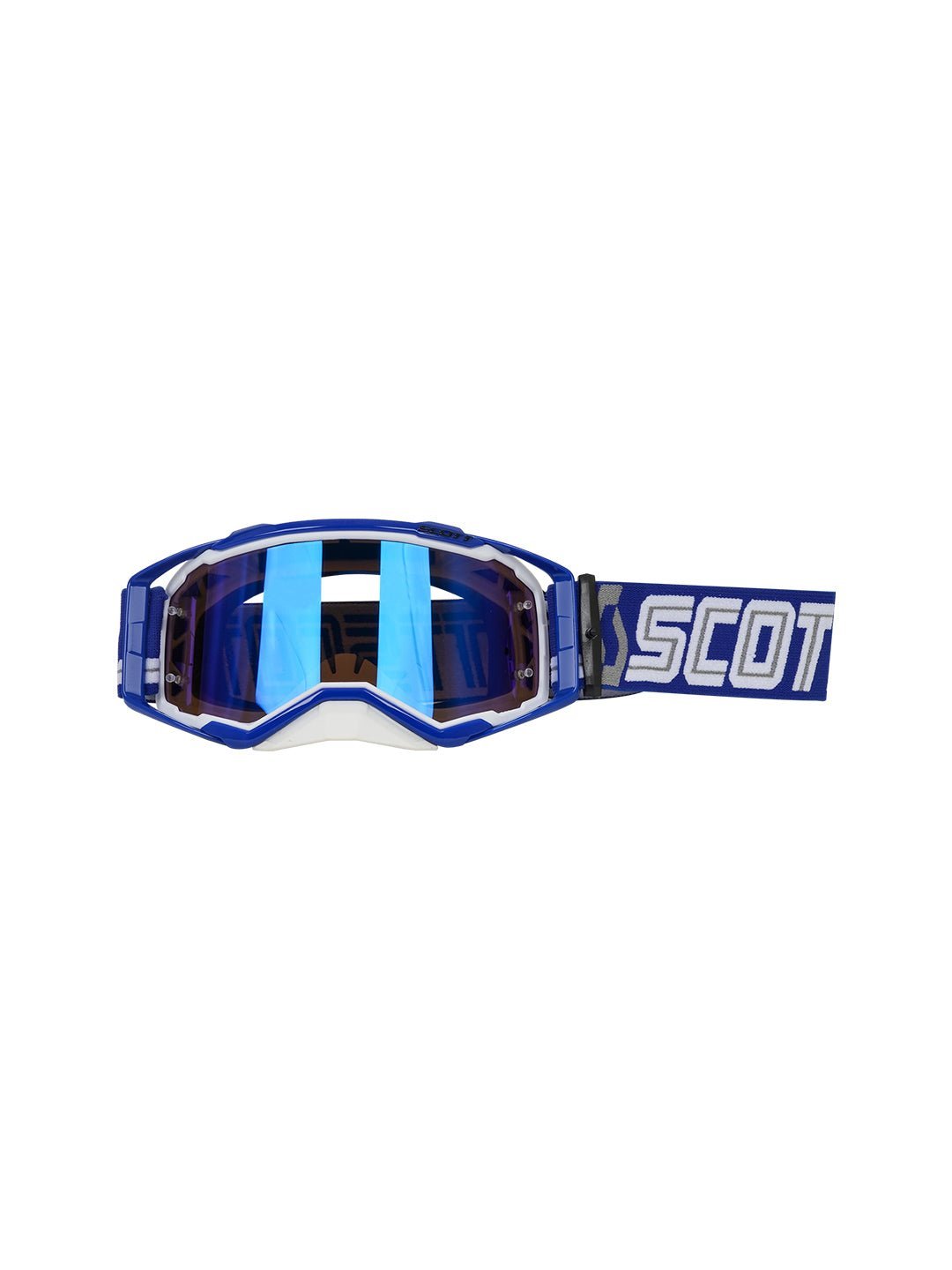Scott Replica Goggles With Box Blu Blk.F Wht.N Blue Tint