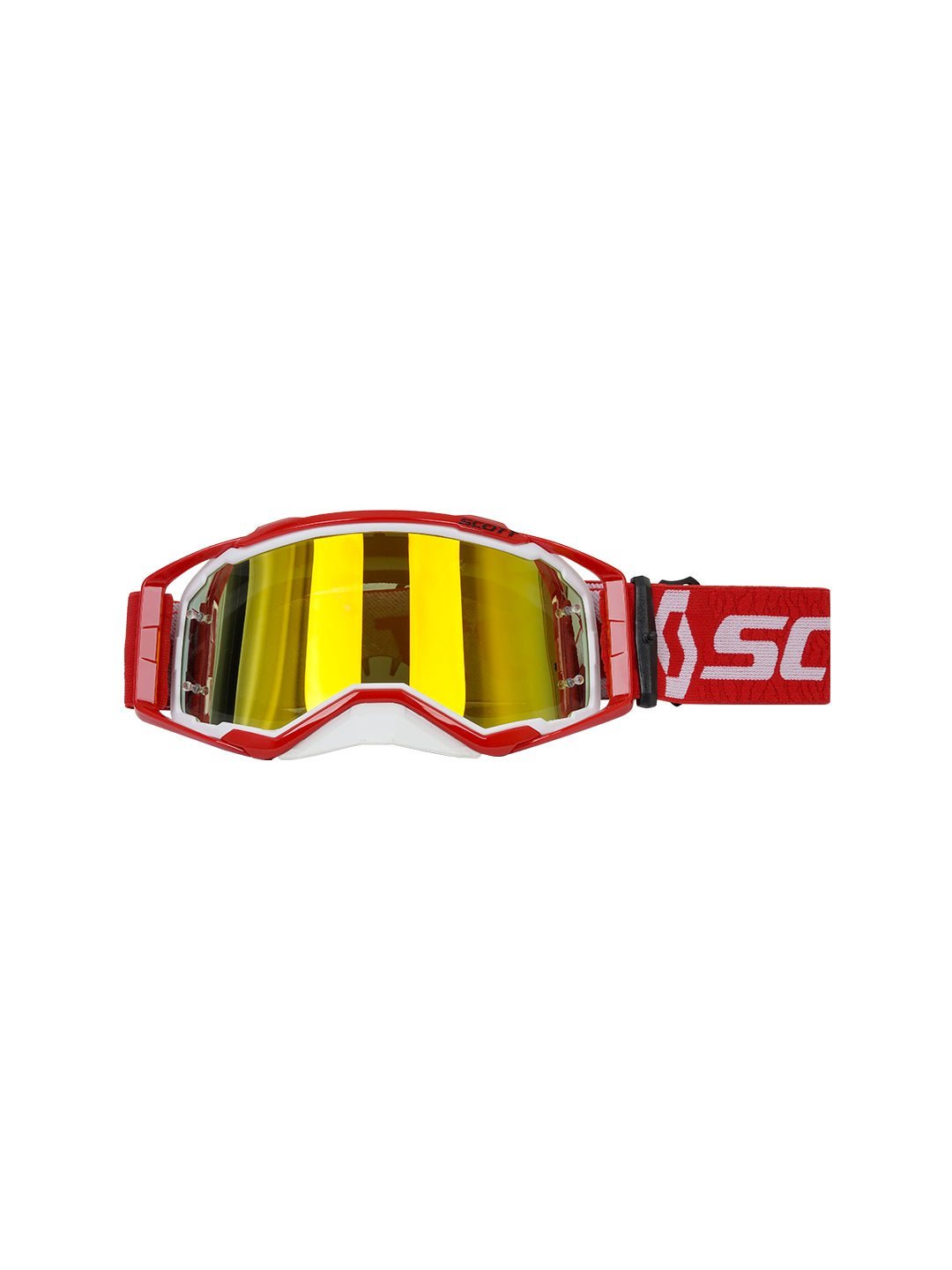 Scott Replica Goggles With Box Red Wht.F Wht.N Gold Tint