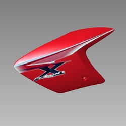 Set Left Side Tank Shroud Srd Red For Cbz Xtreme |hero