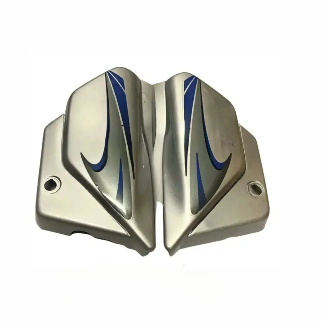 Side Panel For Hero Splendor | Alloy Wheel | Silver & Blue Colour