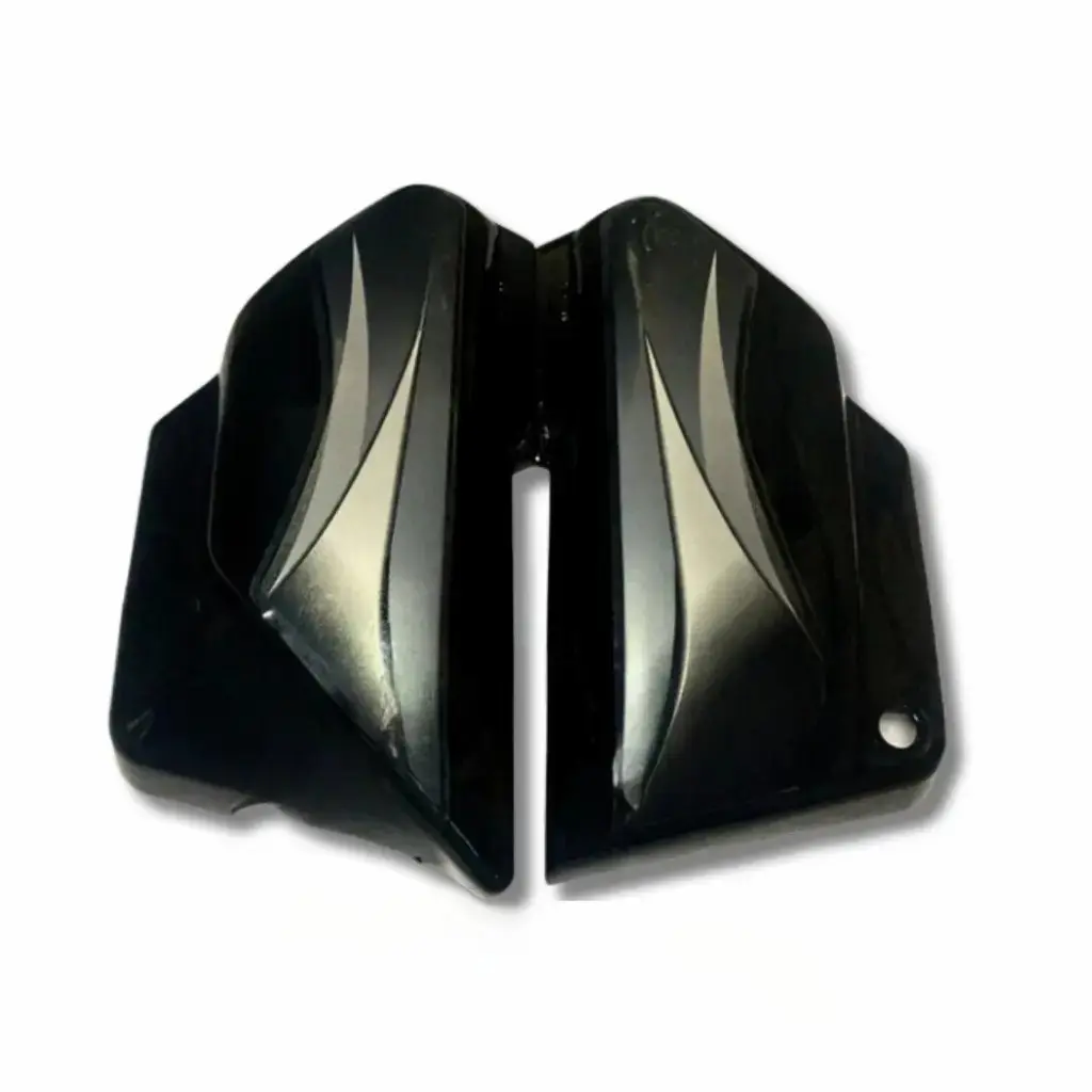 Side Panel For Hero Splendor Pro | Black & Silver Colour