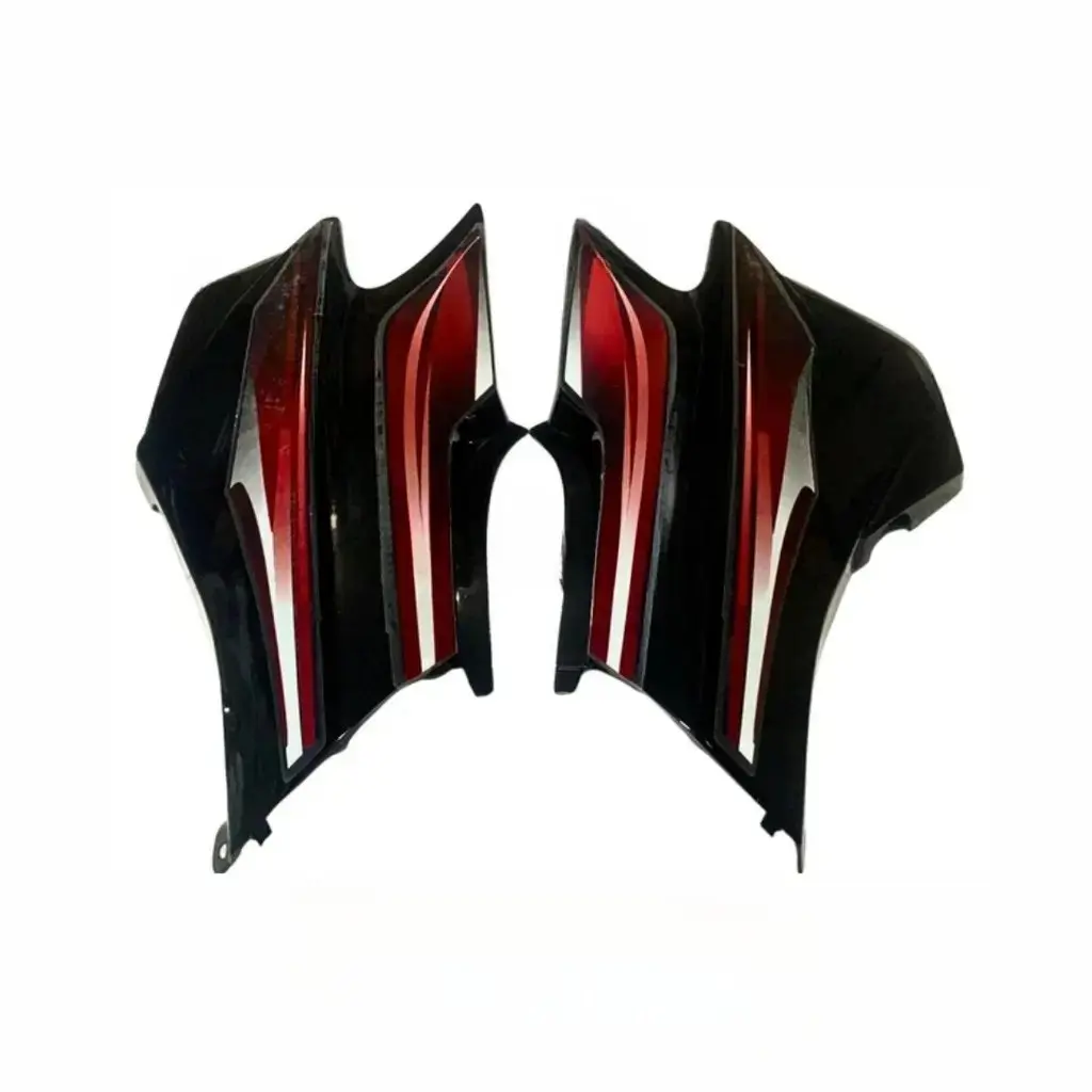 Side Panel For Hero Super Splendor | Type 2 | Type 4 Sticker | Black & Red Colour