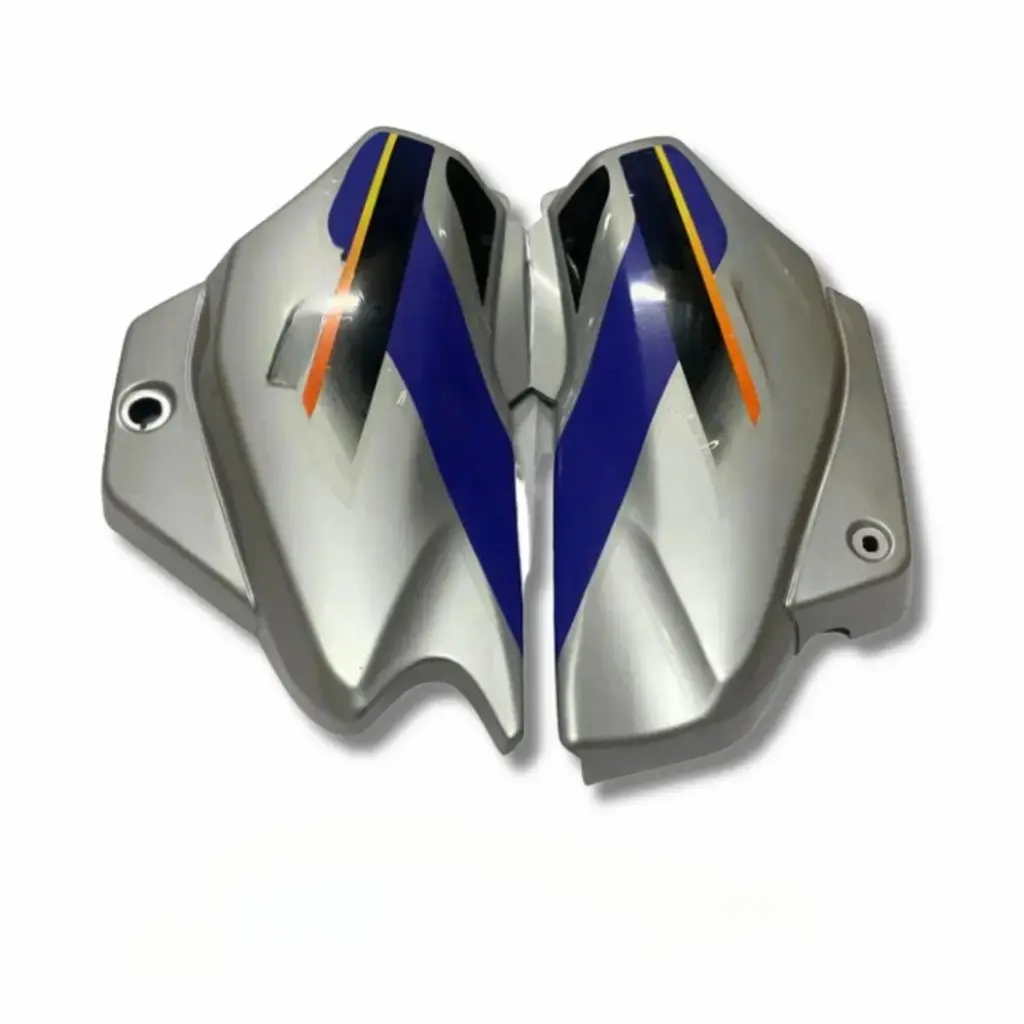 Side Panel For Hero Super Splendor | Type1 Z Sticker | Silver & Blue Colour
