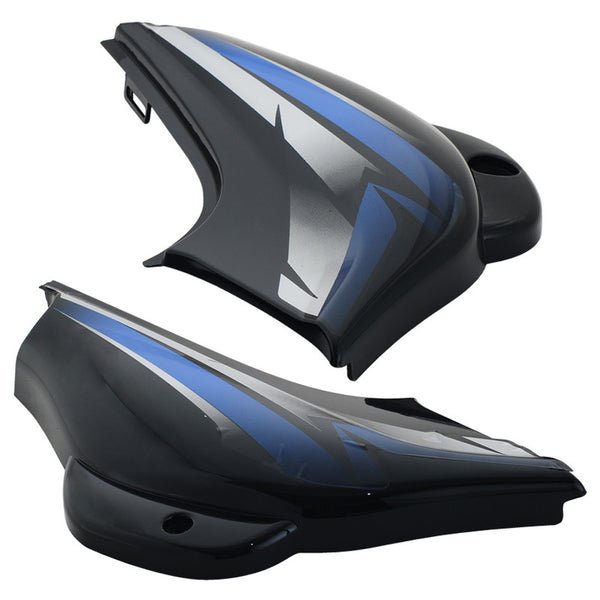 Side Panel / Side Cowl Set Fit For Bajaj Ct-100 New Model Latest Black (blue Sticker) - Image 2