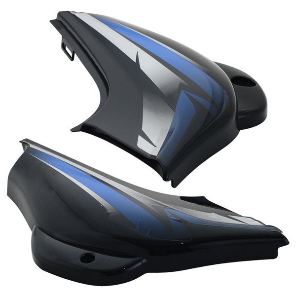 Side Panel / Side Cowl Set Fit For Bajaj Ct-100 New Model Latest Black (blue Sticker) - Image 3
