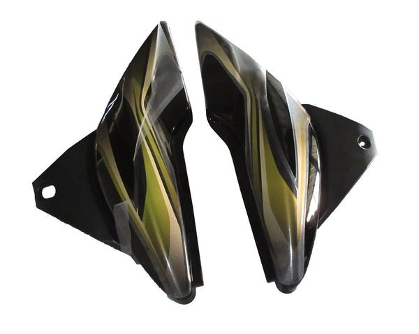 Side Panel / Side Cowl Set Fit For Bajaj Discover 100cc (3d Type) Black(green Sticker) - Image 2