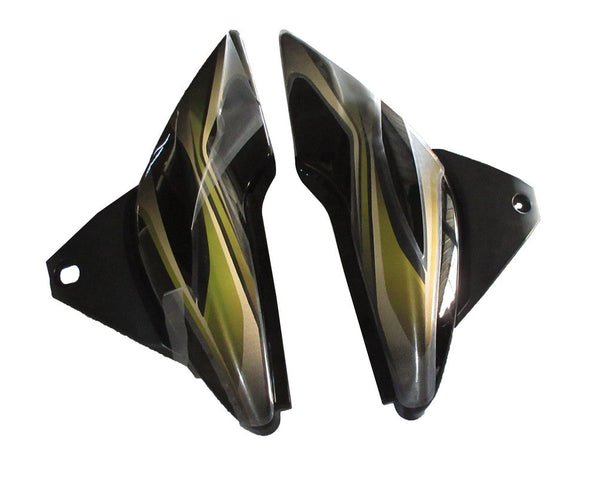 Side Panel / Side Cowl Set Fit For Bajaj Discover 100cc (3d Type) Black(green Sticker) - Image 3