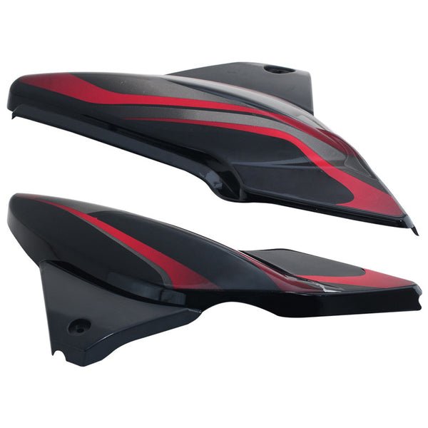 Side Panel / Side Cowl Set Fit For Bajaj Discover 125cc/150cc (3d Type) Black(red Sticker) - Image 2