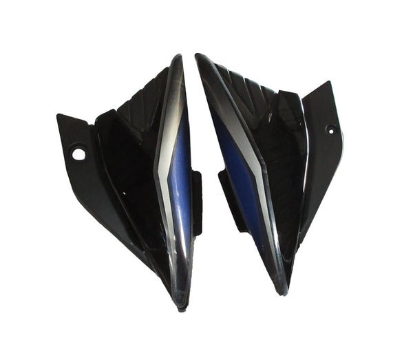 Side Panel / Side Cowl Set Fit For Bajaj Platina 125cc Black(blue Sticker) - Image 2