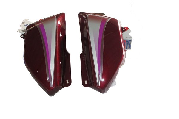 Side Panel / Side Cowl Set Fit For Hero Cd Dawn New Model For Palace Maroon Bike - Image 2