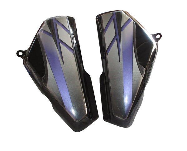 Side Panel / Side Cowl Set Fit For Hero Cd-deluxe New Model (self Start) Black(blue Sticker) - Image 2