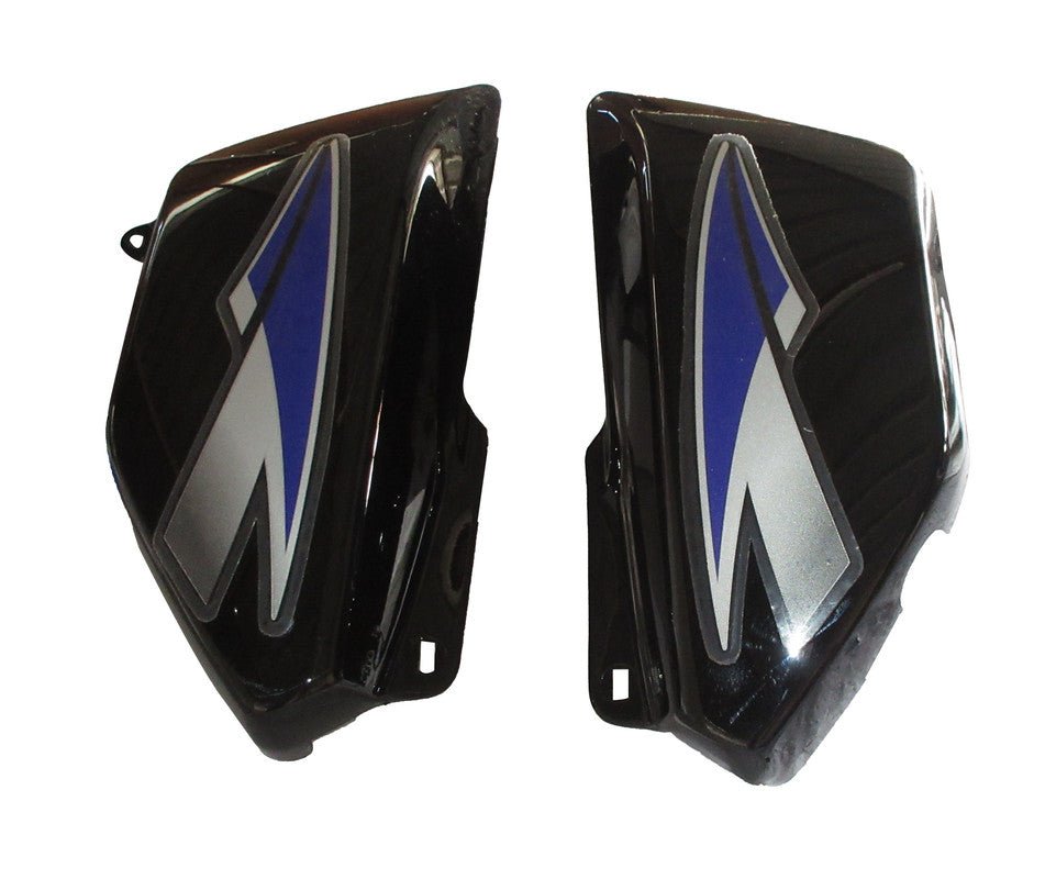 Side Panel / Side Cowl Set Fit For Hero Cd-deluxe Old Model (spld. Type) Black (purple Sticker)