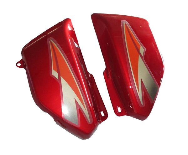 Side Panel / Side Cowl Set Fit For Hero Cd-deluxe Old Model (spld. Type) For Candy Blazing Red Bike - Image 2