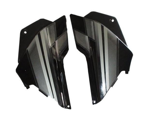 Side Panel / Side Cowl Set Fit For Hero Glamour Latest Black Colour For Silver Bike - Image 3