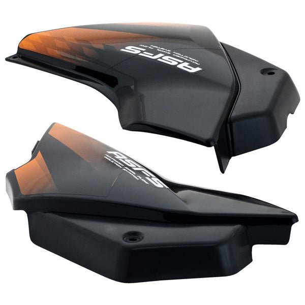 Side Panel / Side Cowl Set Fit For Hero Glamour Latest New Model (type-4) Black (orange Sticker) - Image 3