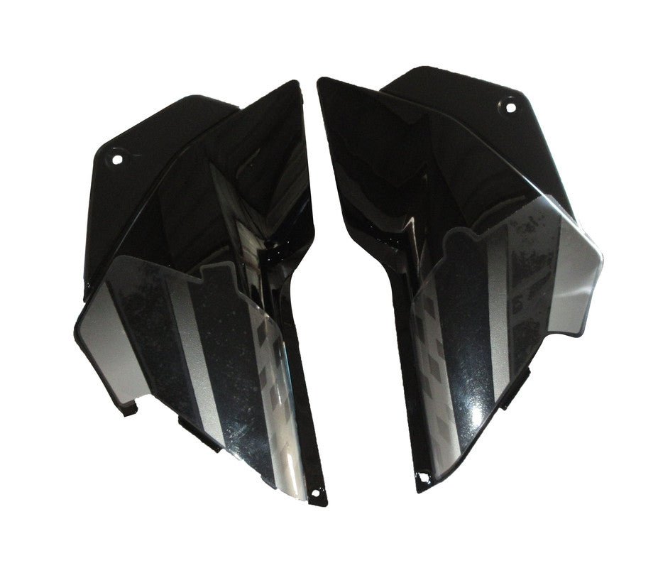Side Panel / Side Cowl Set Fit For Hero Glamour Latest New Model Type-5 Black-grey Sticker