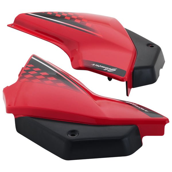 Side Panel / Side Cowl Set Fit For Hero Glamour Latest New Model Type-6 Sports Red For Black Bike - Image 2