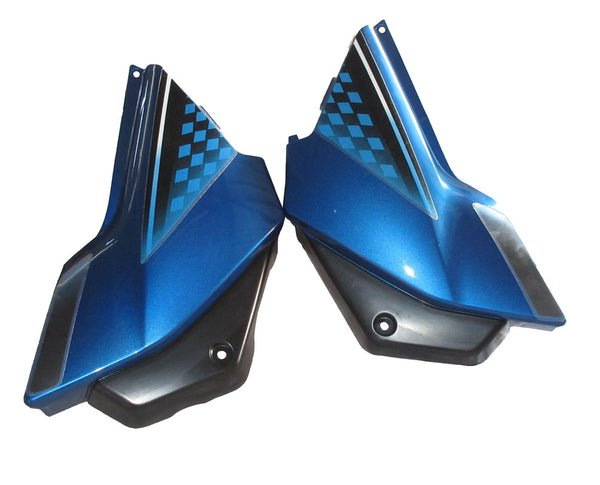 Side Panel / Side Cowl Set Fit For Hero Glamour Latest New Model Type 6 Blue For Black - Image 2