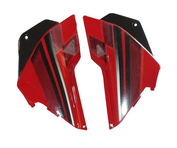 Side Panel / Side Cowl Set Fit For Hero Glamour Latest Sports Red For Black Bike - Image 2